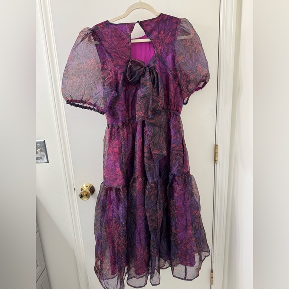 MELLODAY Purple Midi Dress - Picture 9 of 10